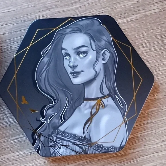 Serpent & Dove Book Series Fairyloot 4 Coaster Set Foiled Theme: Spellcraft Art - Picture 8 of 11